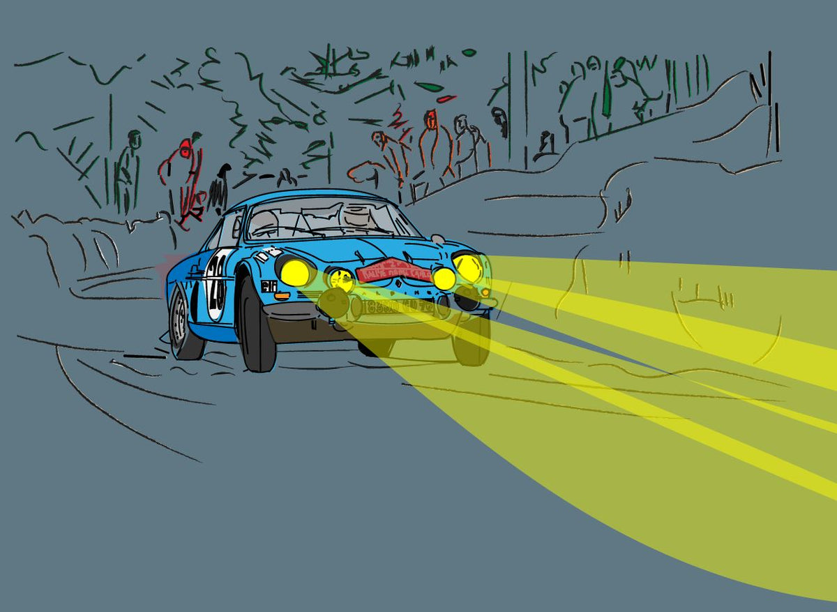 Alpine A110 Monte Carlo Rally