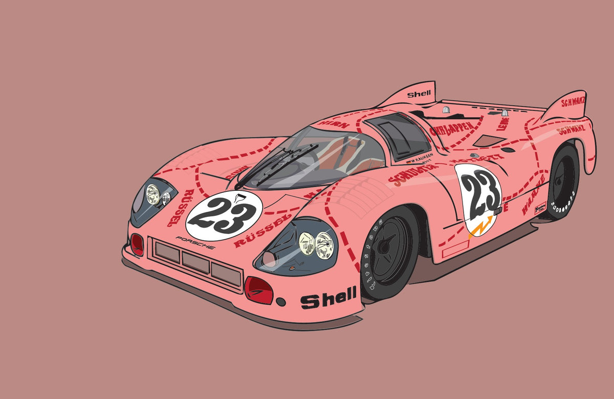 Porsche 917 Pink Pig Print