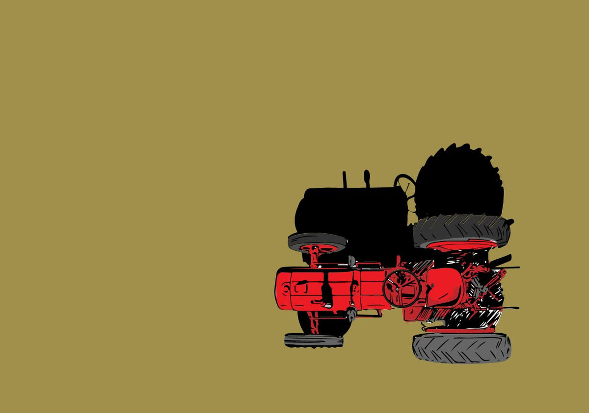 Vintage Tractor Print